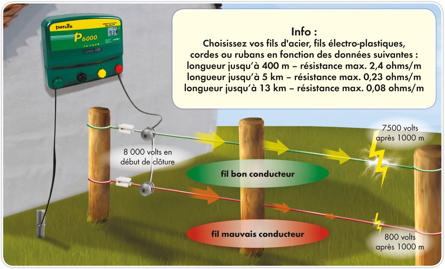 Les indispensables de la clôture électrique - Coffia